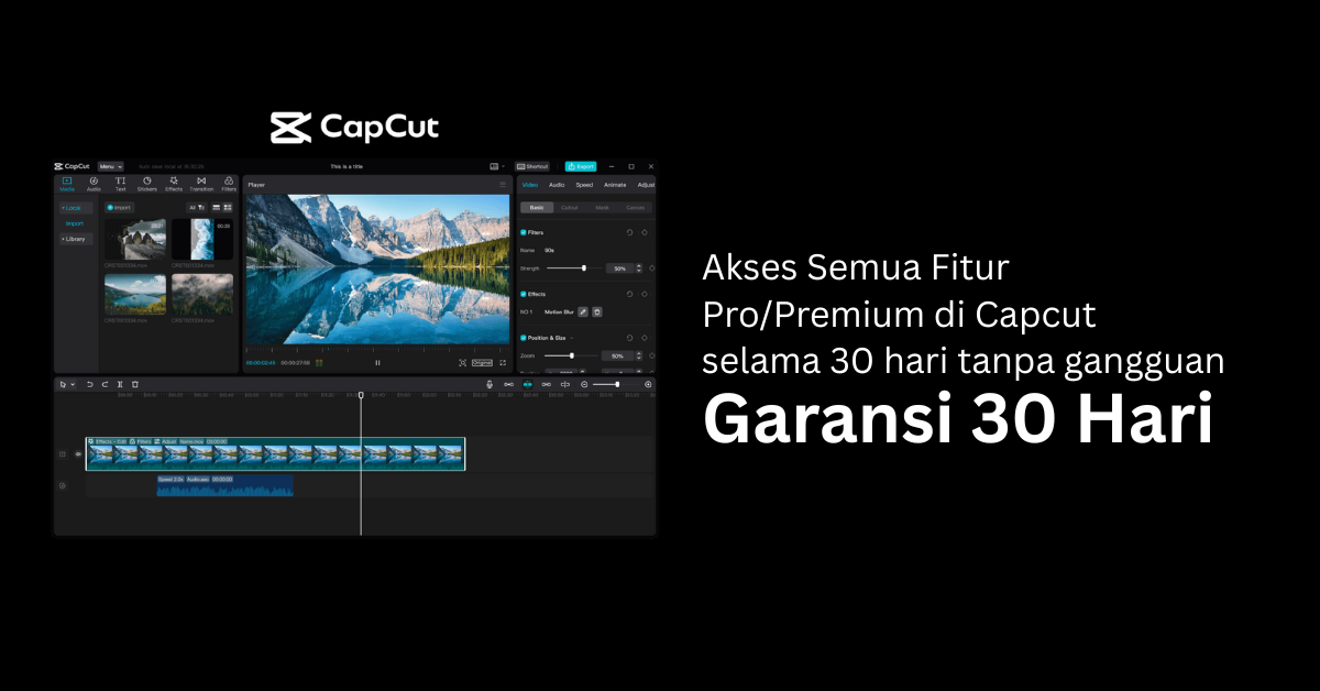 Capcut Pro 30 Days